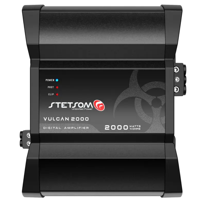 Módulo Amplificador Stetsom Vulcan 2000 Digital 2.000 W Rms Cor Preto 4 Ohms Som Potencia Digital Atende Sub Woofers Dri em Oferta na Shopee