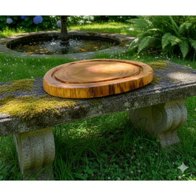 tábua churrasco maciça rústica 30 cm artesanal para presentear