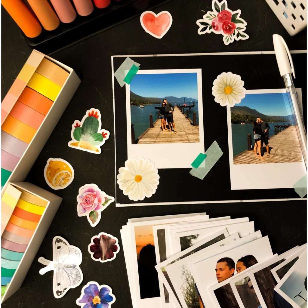 Mini foto -  KIT 48 UNIDADES - Adesiva  - Cabe na capinha de Celular - Alta qualidade - Sem legendas