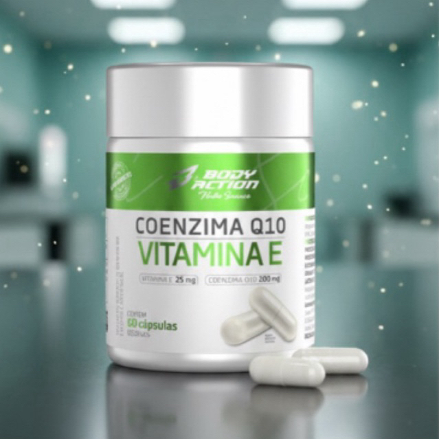 Coenzima Q10 Vitamina e 60 Cápsulas Bodyaction Top Melhor — R$ 59,99 em Shopee