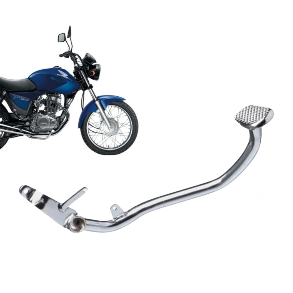 Pedal De Freio Modelo Original Cromado Moto Honda Cg 150 2004 A 2008 em Oferta na Shopee