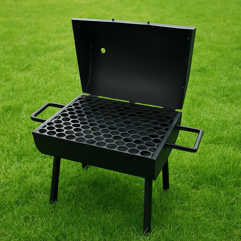 Churrasqueira a Bafo Portátil para Pescaria Viagens Camping Material Resistente moderna