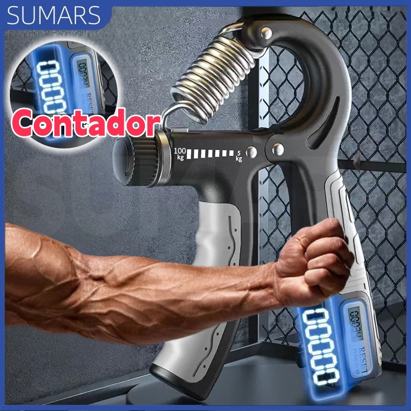 Hand Grip Ajustável 5-60KG Fortalecimento para Mãos Braço e Antebraço Entrega Imediata Grippers em Oferta na Shopee