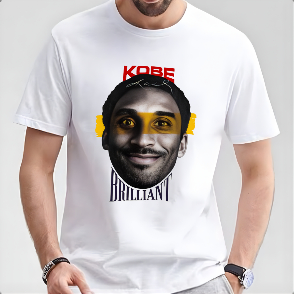 Camiseta Camisa Kobe Brilliant Streetwear Camisa Kobe Bryant 100% Algodão Camisa de Basquete