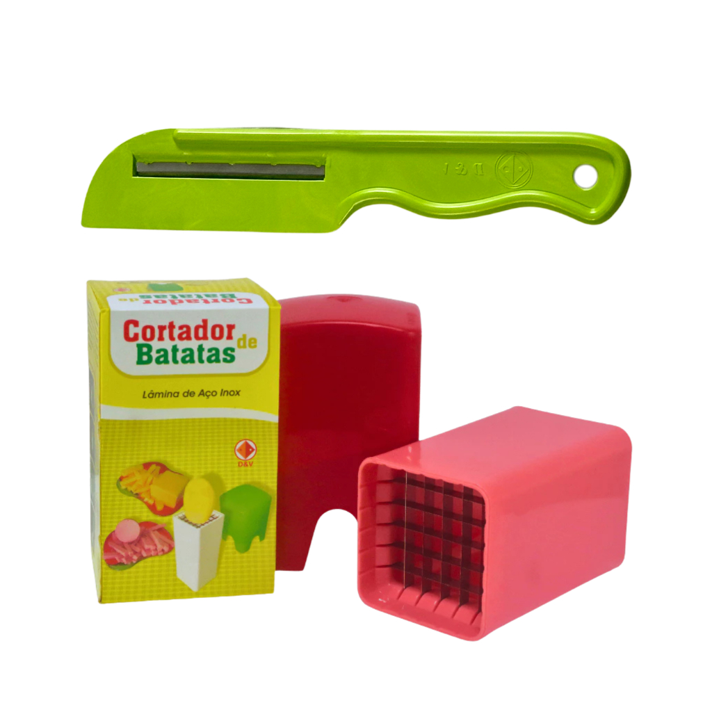 Kit Cortador de batata + Fatiador de couve fininha - Utilidade doméstica