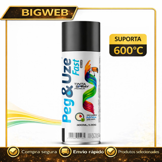 TINTA SPRAY ALTA TEMPERATURA 600 GRAUS PARA ESCAPAMENTOS RODAS CHURRASQUEIRAS CORES 300ML em Oferta na Shopee