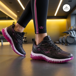 Tênis Feminino Vili Olimp Two Esportivo Academia Preto em Oferta na Shopee