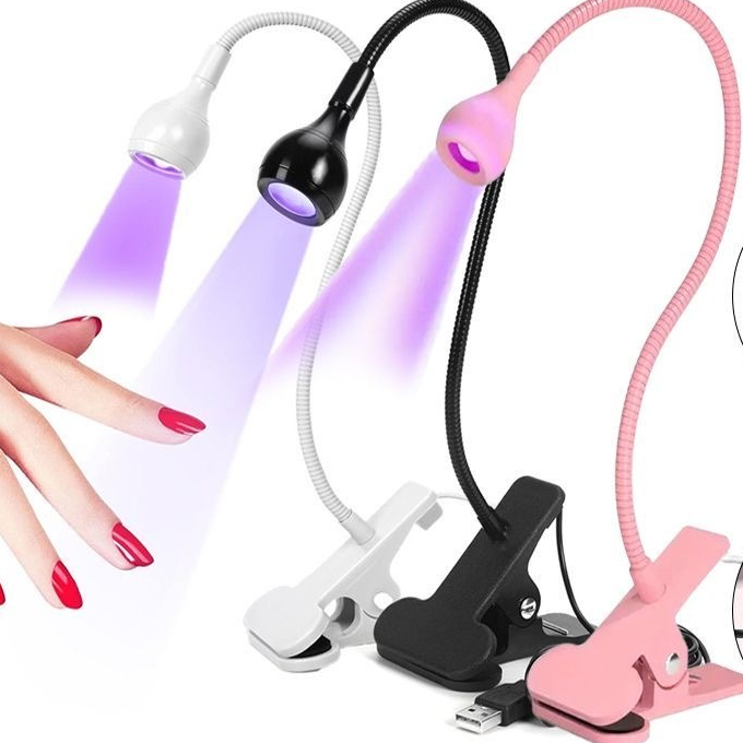 Luminária LED para Manicure USB UV Ultravioleta De Mesa Com Garra Presilha Galaxy Fixação em Qualquer Superfície em Oferta na Shopee