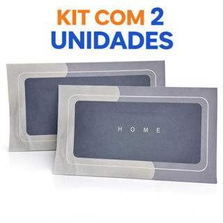 Kit 2 Tapete Mágico Banheiro Antiderrapante Super Absorvente em Oferta na Shopee