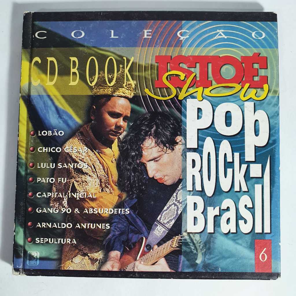 CDs Isto É Show Coleção – Pop Rock Brasil – CD Book – Original - Música Brasileira - Coletânea