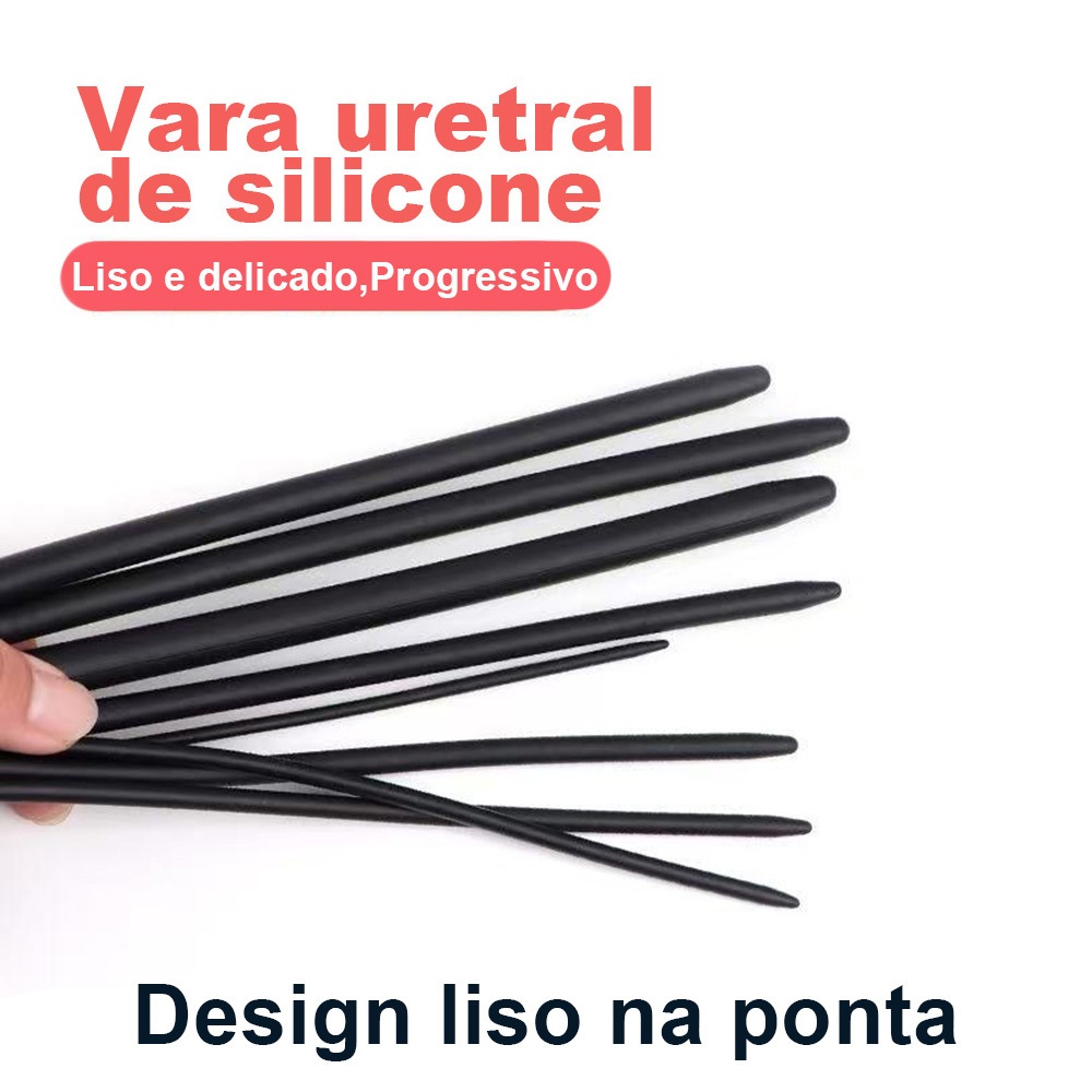 Choque Cateter Uretral Brinquedos Ejaculação Plugue Pênis Homens Estimulação Urethra Dilatador em Oferta na Shopee