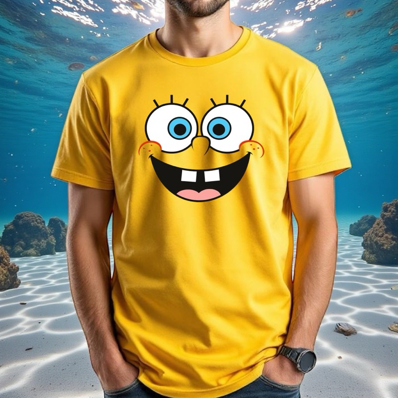 Camiseta Bob esponja Calça Quadrada Patrick Estrela do mar Desenho Algodão Envio Imediato