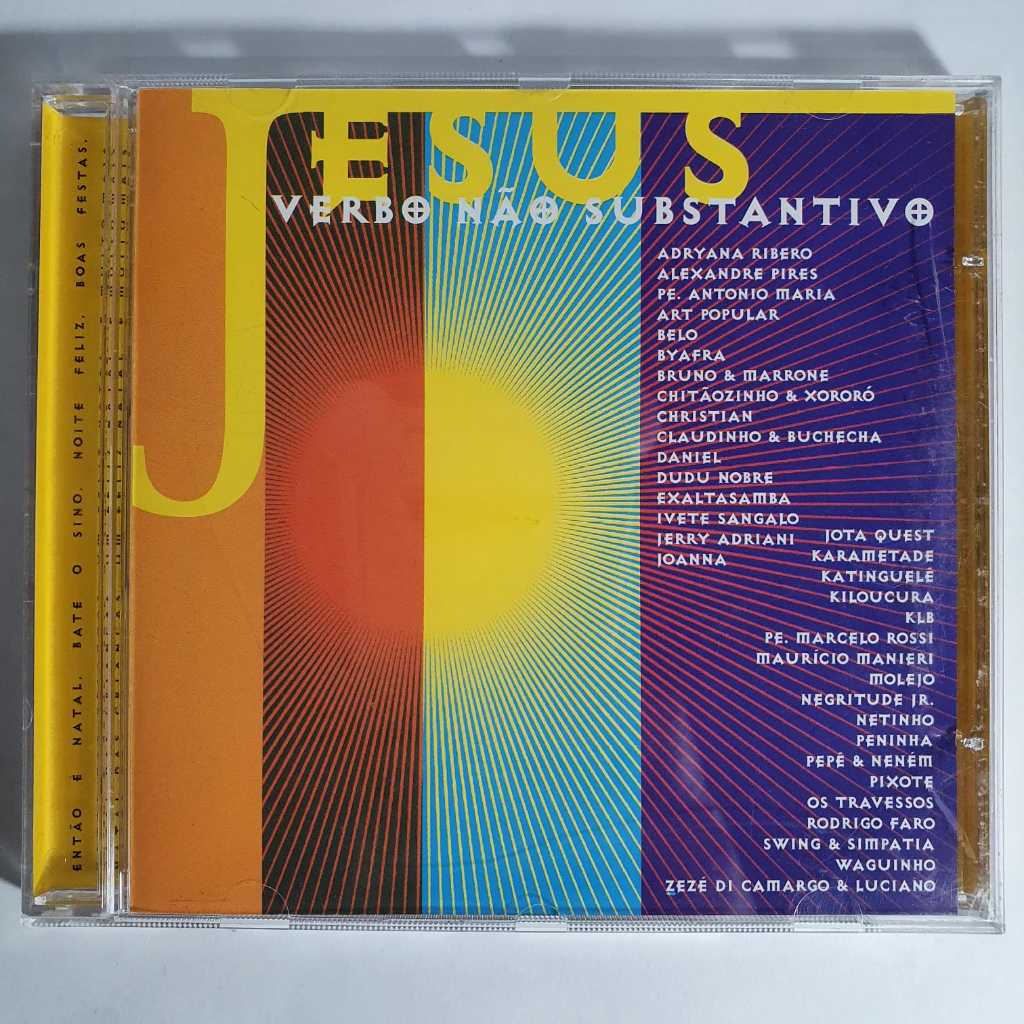 CD Jesus, Verbo Não Substantivo – Vários Artistas – Pop / MPB – Original - Música Religiosa - Jesus