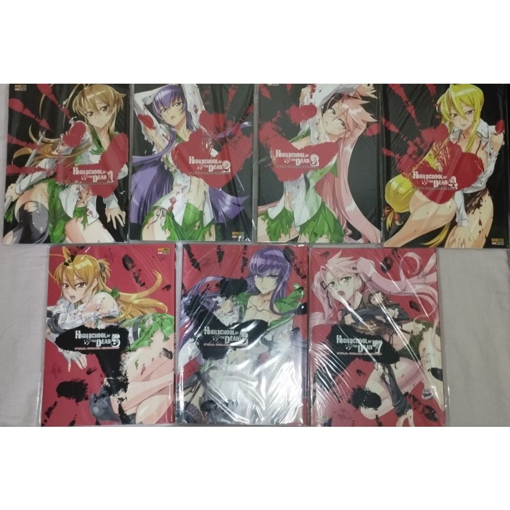 Highschool of the dead full color completo 1 ao 7 HOTD H.O.T.D