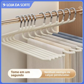 Cabideiro de mergulho tipo pescoço de ganso, pacote com 5/10 unidades, cabideiro telescópico em plástico