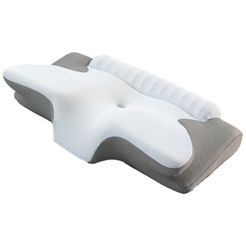 TRAVESSEIRO ORTOPÉDICO BORBOLETA CERVICAL PARA COMBATE A DORES NA COLUNA, DORES DE CABEÇA - FRONHA LAVÁVEL