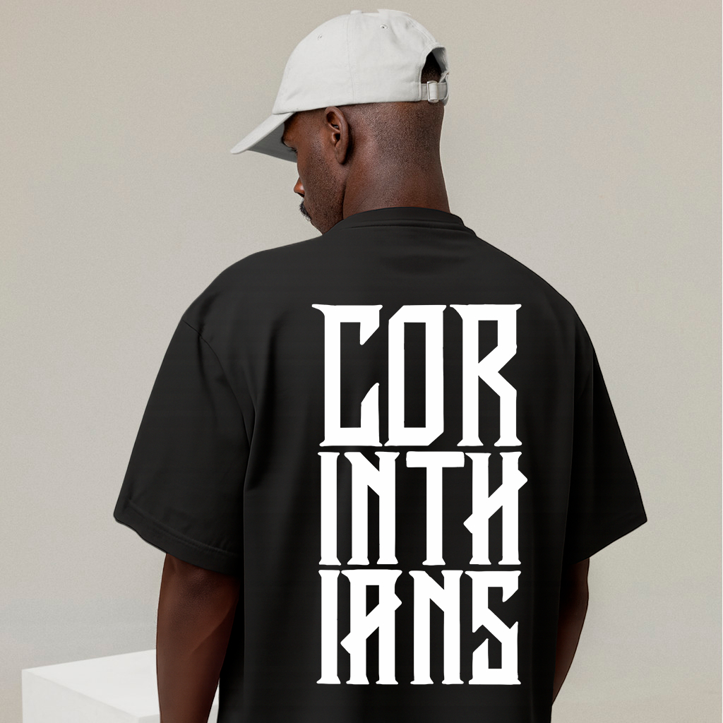 Camiseta Camisa Blusa Oversized Corinthians Futebol Time 100% Algodão