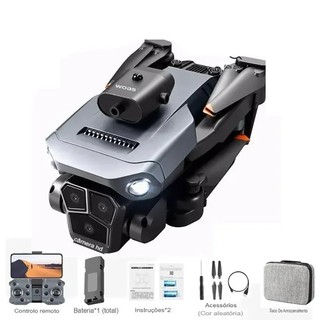 Mini Drone Profissional Dual Camera 8k Sensor Obstaculo Wifi Motor sem Escovas