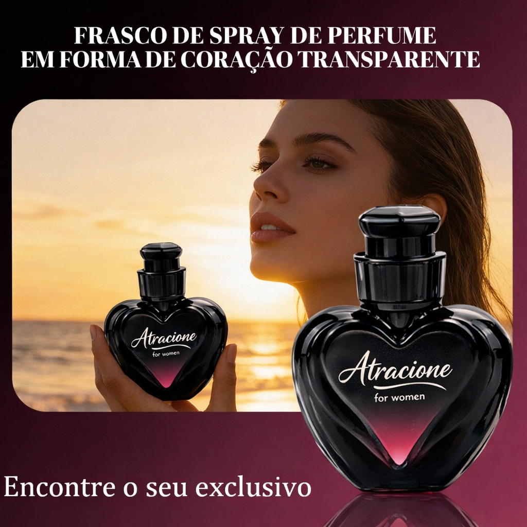 Perfume Attracione 15ml - Imã de Homens e Fragrância Sedutora em Oferta na Shopee