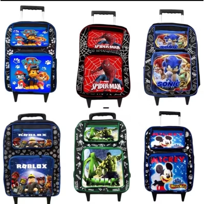 Mochila Infantil Com Rodinhas De Silicone Reforçadas Escolar em Oferta na Shopee