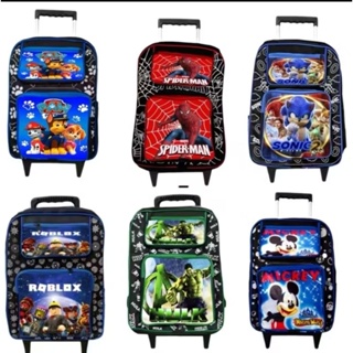 Mochila Infantil Com Rodinhas De Silicone Reforçadas Escolar em Oferta na Shopee