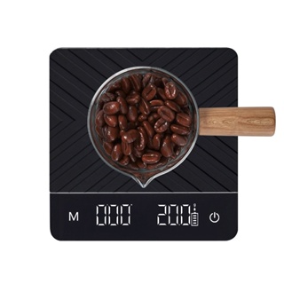Balança De Café Digital Profissional Com Caixa Preto 0.1g / 5kg em Oferta na Shopee