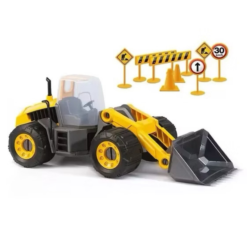 Brinquedo grande Pá Carregadeira Construction Machines Master SX Ref 305 - Usual brinquedos