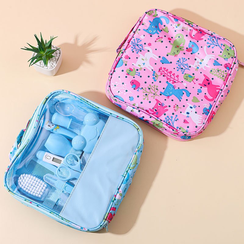 Conjunto de 13 peças para cuidados com o bebé Conjunto de 13 peças para cuidados com recém-nascidos em Oferta na Shopee