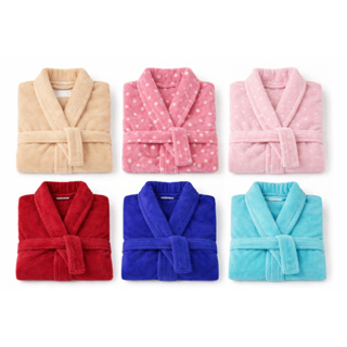 Roupão Microfibra Plush Adulto Unissex Frio Inverno Super Macio Várias Cores em Oferta na Shopee