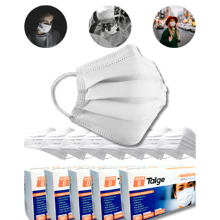 Kit com 200 Máscaras Decartáveis BRANCAS TNT Tripla Camada Adulto Escolha de 50 100 150 200 Unidades em Oferta na Shopee