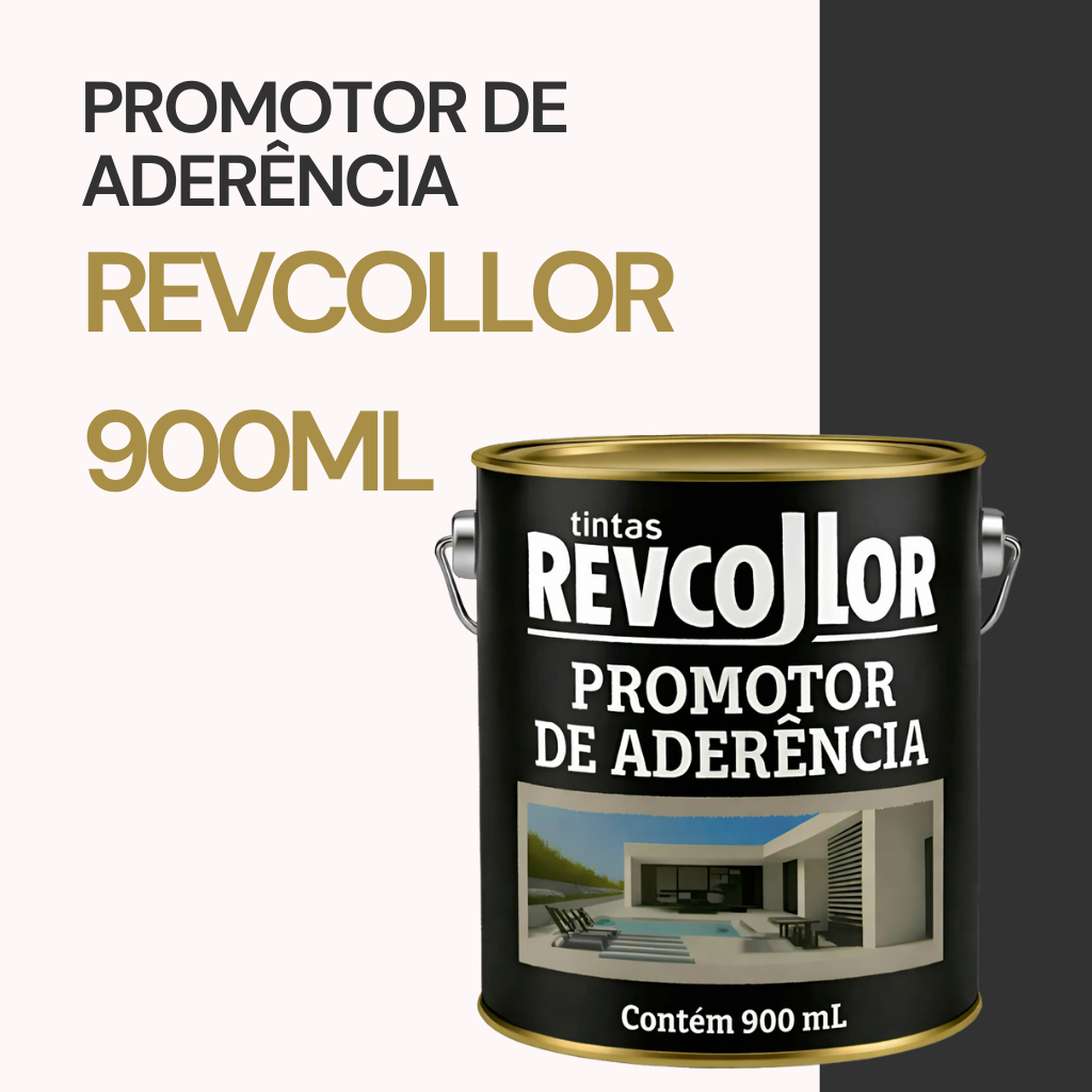 PROMOTOR DE ADERÊNCIA 900ml REVCOLLOR Azulejos - Vidros- Piso Cerâmicos - Metais - Piscina de Fibra
