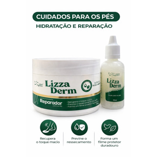 Kit Lizza Derm ( Loção+ Creme Hidratação para os pés) em Oferta na Shopee