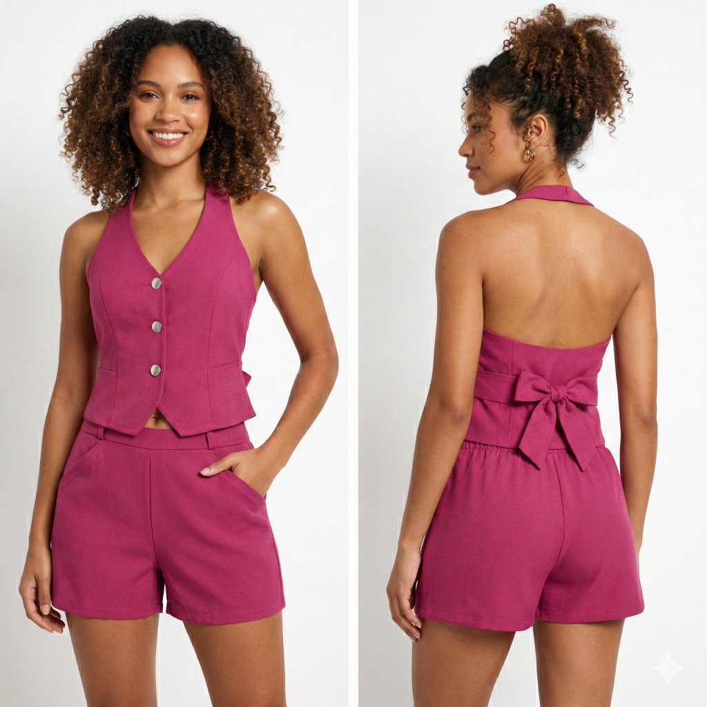 Conjunto Feminino Frente única – Elegância e Versatilidade no Mesmo Look em Oferta na Shopee