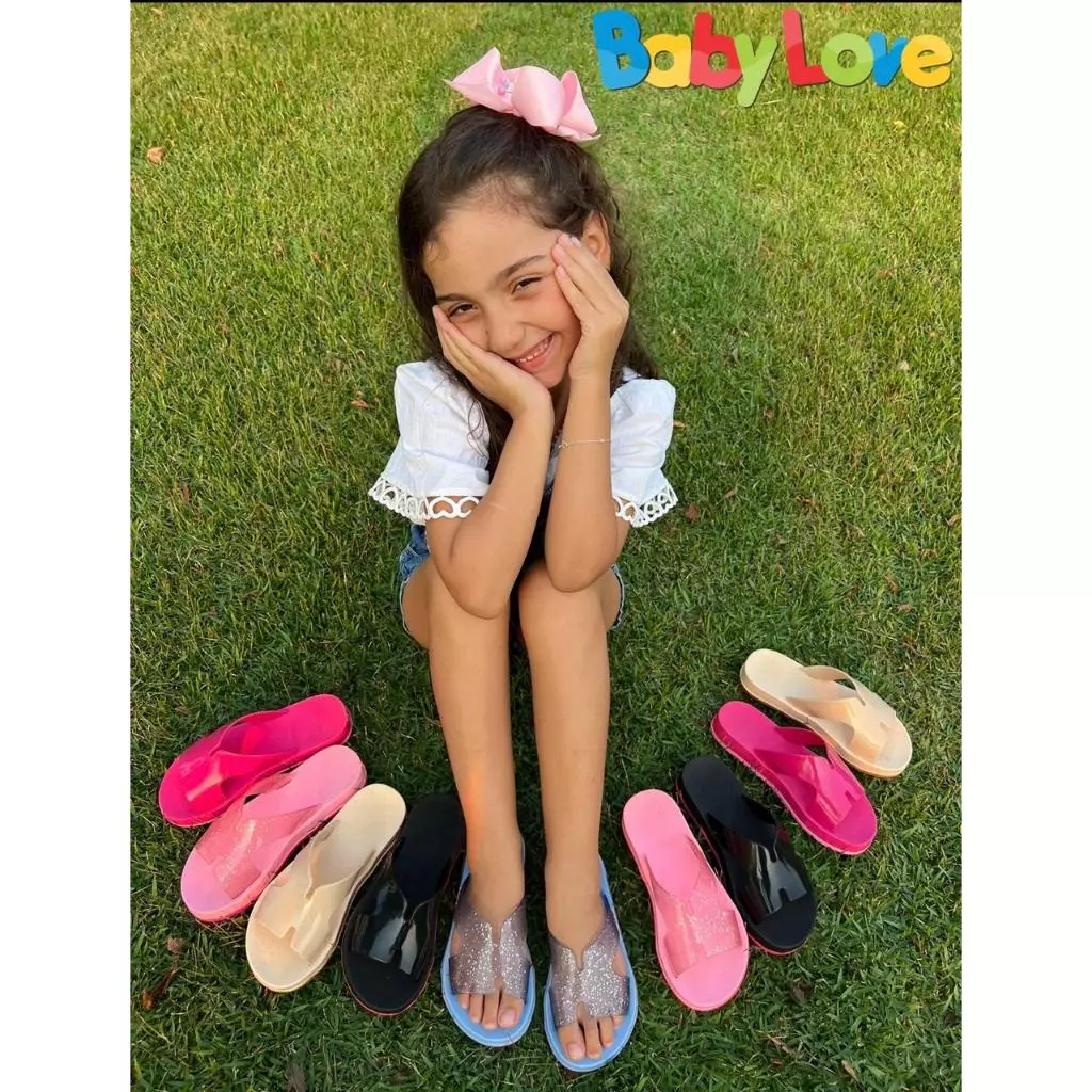 Chinelo Sandália Infantil Feminina Menina Stitch Tira H Lançamento Gliter Macia Confortável
