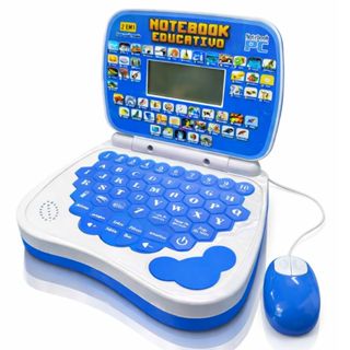 Notebook Educativo + Mouse Brinquedo Didático Infantil Interativo em Oferta na Shopee