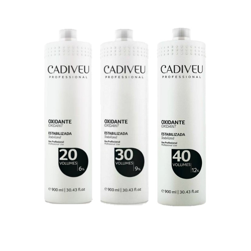 Kit Cadiveu Oxidantes 20, 30 e 40vol com 900ml