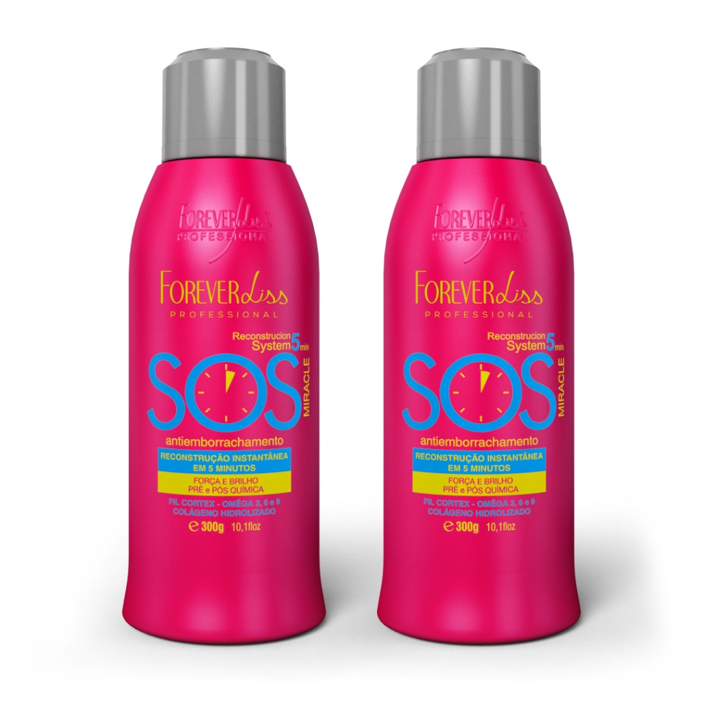 Kit 2 Sos Antiemborrachamento 300ml Forever Liss