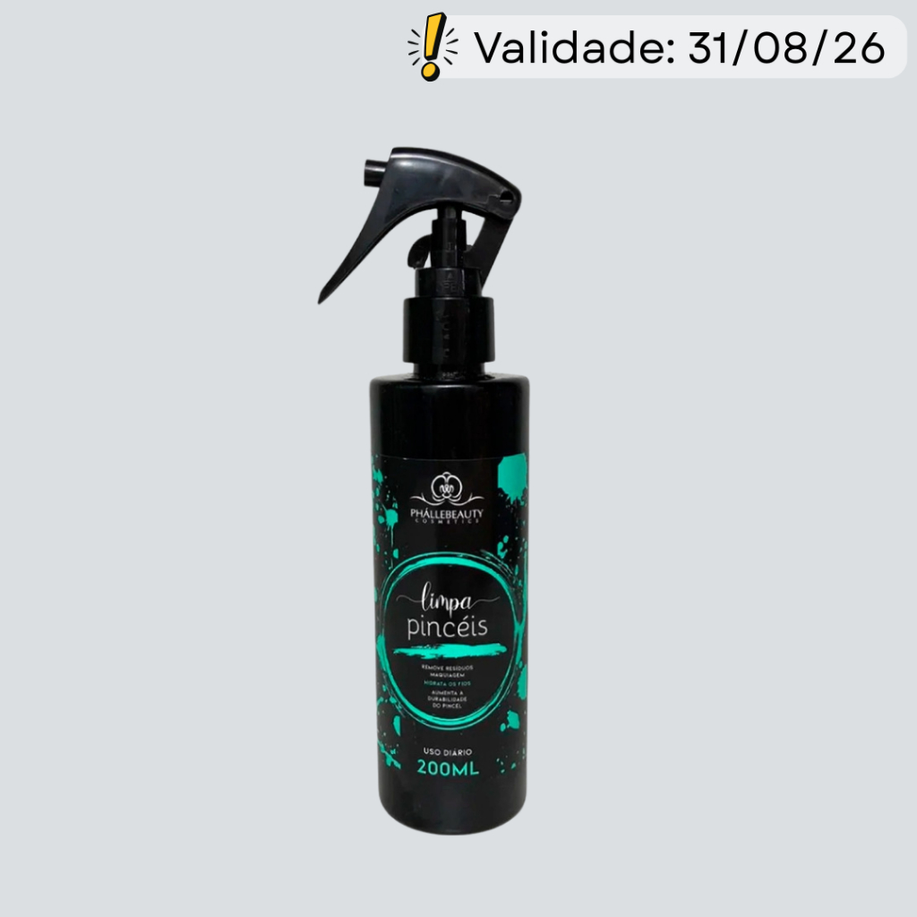 Higienizador de Pincéis Limpa Makes - PhálleBeauty 200ml