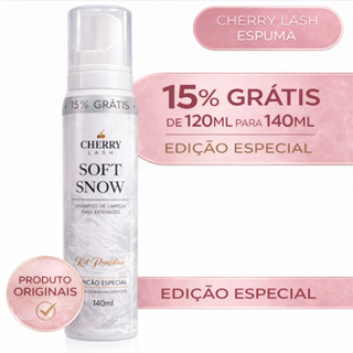 Espuma Mousse de Limpeza para Extensão de Cílios Cherry Lash - Edição Especial 140ml em Oferta na Shopee