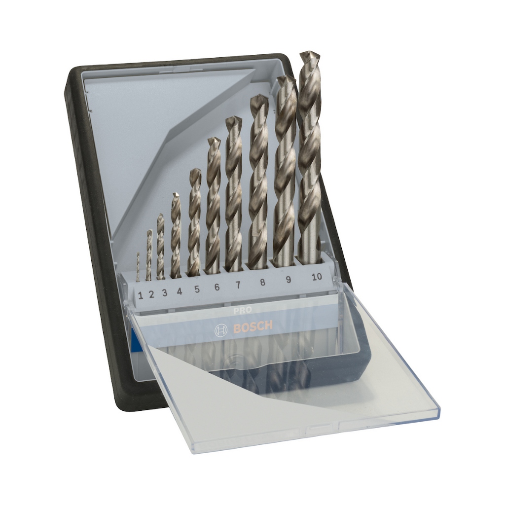 Jogo Brocas para Metal 1 a 10mm Bosch Pro 10 Pç em Oferta na Shopee