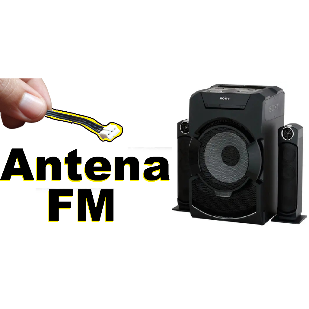 1 Antena Fm Para Caixa De Som Sony Gt5d (artesanal) (Usado)