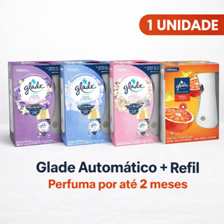 Odorizante de ambiente Glade Automatic Aparelho + Refil 175g/269ml + 2 Pilhas AA - Dura até 2 meses* em Oferta na Shopee