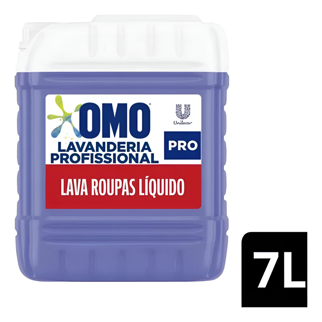 Lava Roupas Omo Pro Nanoenzimatico 7l - Lava 700kg De Roupa