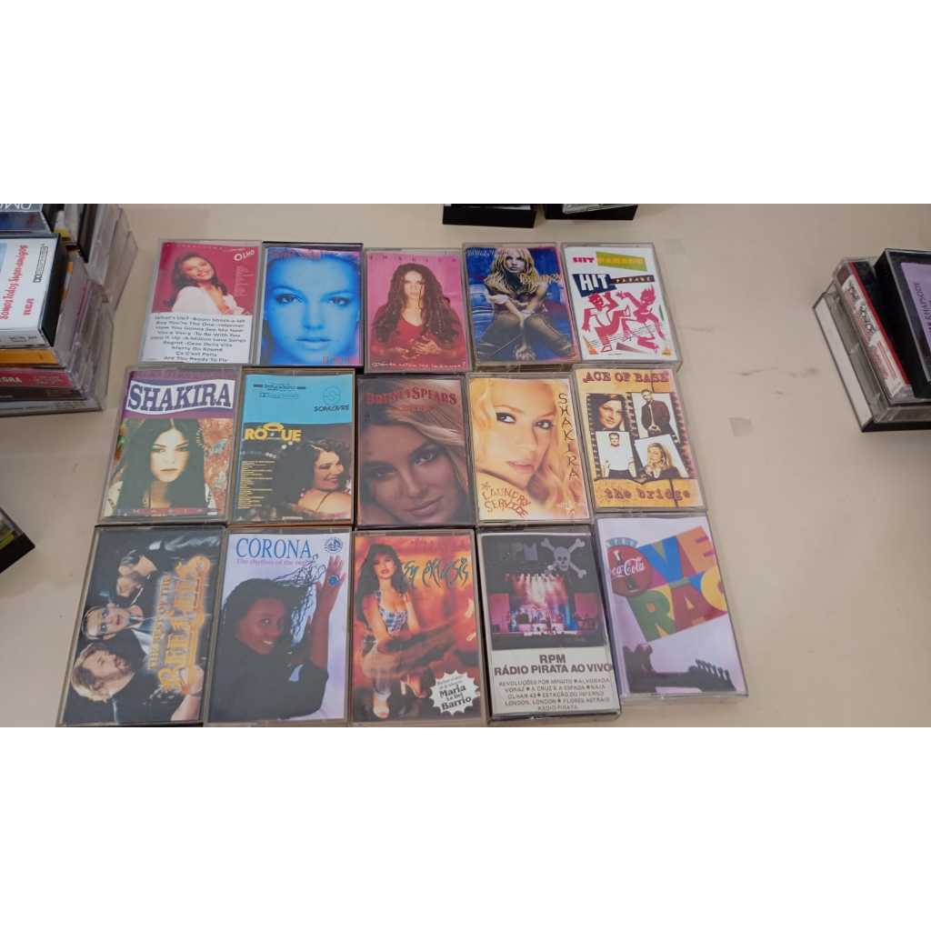 FITA CASSETE - POP/DANCE - GRAVADAS em Oferta na Shopee