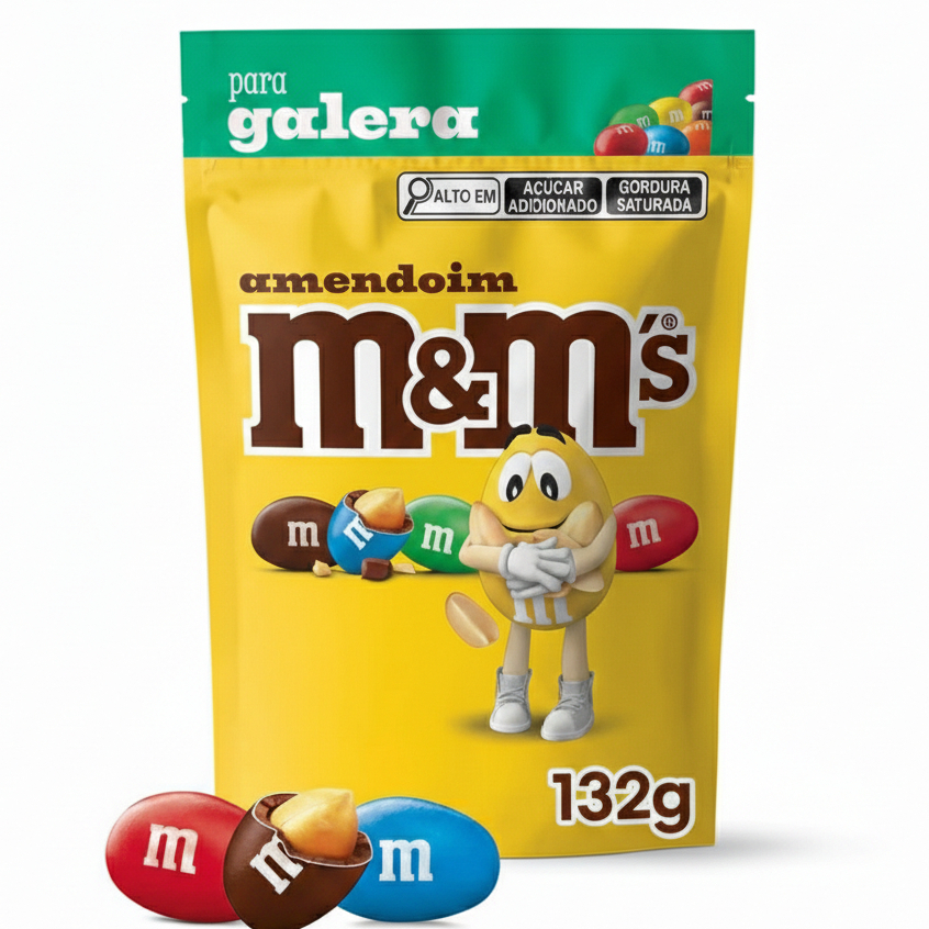Chocolate M&M's Amendoim 132g Mars em Oferta na Shopee