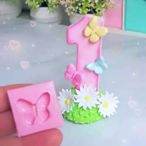 Molde De Silicone Borboleta P cód 1156 - Tem 2 cm - Jardim Encantado em Oferta na Shopee