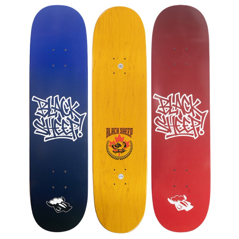Shape Skate Hard Maple Canadense Importado Black Sheep Profissional