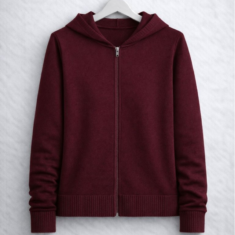 Blusa Feminina de Frio Com Capuz Zíper Inverno Casaco Feminino Casual de Tricô Modal em Oferta na Shopee