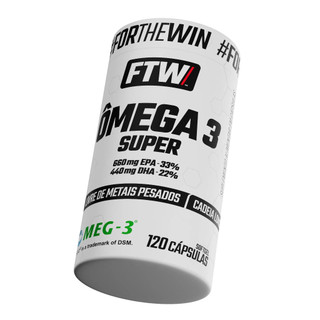Ômega 3 Super  | EPA:DHA 33:22 | Alta Concentração | Saúde Cardiovascular e Cognitiva - FTW