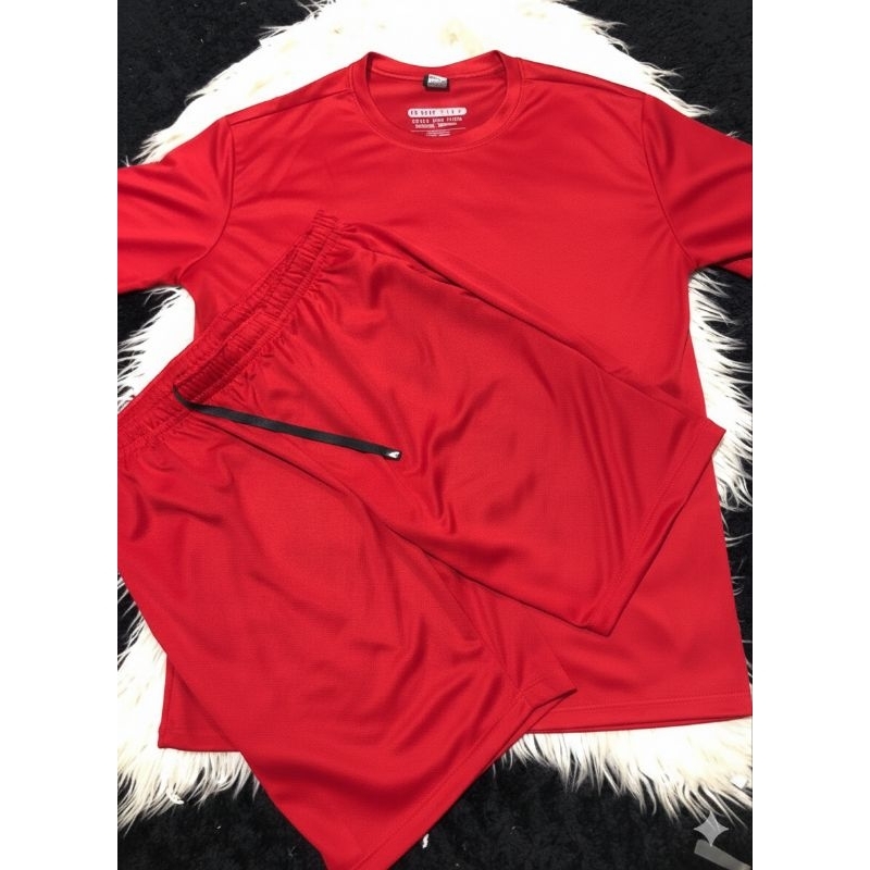 Conjunto Esportivo Masculino Dry Fit - Camiseta + Bermuda Premium - Treino, Academia e Lazer - Envio Imediato